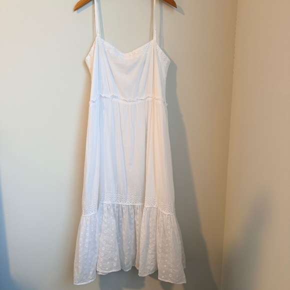 NWT J. Crew White Sorrento dress in cotton voile SZ L - Picture 4 of 7